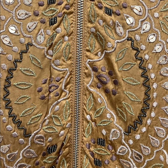 NWT Free People Women's Wicked Games Reversible Jacket Liquid Sand Size XL - Picture 7 of 11